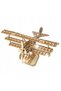 Puzzle 3D din lemn cu avion biplan - 2