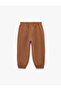 Oversized Sweatpants with Raised Pockets and Tie Waist - 2