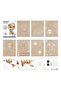 Puzzle 3D din lemn, model glob luminos - 8