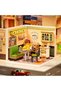 DW021 Kit de construcție casă miniaturală Cafenea Hon Kong Bites - 3