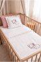 Cat Embroidered Muslin 4-Piece Baby Set - 2