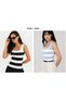 2-Pack Women's Thick Strap Tank Top Slim Summer Square Neck Plain Knitwear