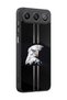 Gm 26 Compatible Printed, Matte Black, Soft Silicone, Protective, Shock-Absorbing Cover, Case - 2