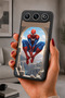 Gm 26 Compatible Printed, Matte Black, Soft Silicone, Protective, Shock-Absorbing Cover, Case