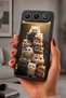 Gm 26 Compatible Printed, Matte Black, Soft Silicone, Protective, Shock-Absorbing Cover, Case
