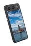 Gm 26 Compatible Printed, Matte Black, Soft Silicone, Protective, Shock-Absorbing Cover, Case - 3