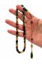 Certified • Single Piece Production • 7×10 mm Capsule Cut • German Faturan Amber Prayer Beads That Have Started to Take on Color • High-End Master Craftsmanship