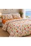 Colorful Daisy Flower Patterned Double Duvet Cover Set