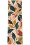 Modern Leaf Patterned Runner – 40X140 cm Digital Printed, Suede Fabric - 3