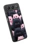 Gm 26 Compatible Printed, Matte Black, Soft Silicone, Protective, Shock-Absorbing Cover, Case - 3