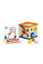Bright Wooden Play Activity Cube - 5