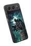 Gm 26 Compatible Printed, Matte Black, Soft Silicone, Protective, Shock-Absorbing Cover, Case - 3