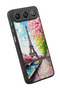 Gm 26 Compatible Printed, Matte Black, Soft Silicone, Protective, Shock-Absorbing Cover, Case - 3