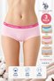 Women'S, Licensed, Uspa, 47% Modal, 47% Cotton, 6% Elastane, Wide Logo Elastic, Shorts Panties, Colorful, Comfort, Set of 3 - 2