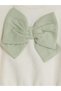 Bow Detailed Baby Girl Sweatshirt and Leggings (W6) - 3