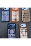 iPhone 15 Compatible Black Armor Premium Case with Magsafe Feature and Plaid Pattern - 3