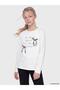 Printed Bow Detail Girls' T-Shirt (W6) - 2