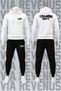 Training Dept. Printed Hooded Sweatshirt and Sweatpants Unisex Sports Set