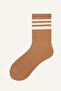 3-Piece Striped Cotton Long Socks for Girls I5527A8Ns - 3