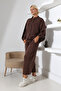 Oversize Premium Cupra Modal Textured Buttoned Double Set - 5