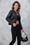 Agli̇mmer Pb New Season Plain Leather Jacket - 5