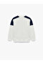Color Blocked, Crew Neck, Long Sleeve, Printed Sweatshirt - 2