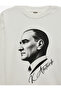 Ataturk Printed Crew Neck Long Sleeve Cotton Sweatshirt - 3