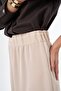 Wide Leg Draped Trousers Beige - 6