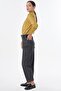 Buckle Detailed Denim Trousers Black - 3