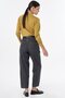 Buckle Detailed Denim Trousers Black - 4