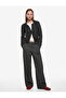 Layered Shawl Detailed Crew Neck Long Sleeve Buttoned Knitwear Cardigan