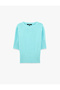 Regular Fit Crew Neck Short Sleeve Knit Sweater