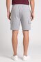 Men Plain Solid Cargo Short, Grey - 4