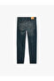 Slim Fit Jeans with Normal Waist Cotton Pockets - Brad Jean - 2