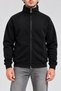 Men's Stand Collar Full Zip Sweatshirt Long Sleeve Ribbed Detailed Casual