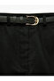 Belted Pocketed Mini Linen Shorts - 3