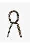 Shawl Patterned Striped Square Scarf
