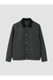 Khaki Relax Fit Men's Shirt Jacket