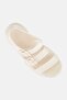 Women Foamies Tai Get Real Velcro Closure Sandals, White - 4