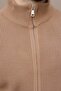 Mink Double Zipper Knitted Stand Collar Men's Knitwear Cardigan E7521 - 3