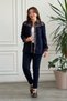 Denim Garnished Snap Button Shirt - 6