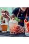 9 Pcs Reusable Glass Straws, 8 Straight Drinking Straws with 1 Cleaning Brush, Durable Clear Glass Smoothie Straws for Juice, Coffee, Cocktails & Drinks - 6