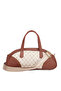 Beige Textile Women's Handbag - S26K1Twc0727-S7G - 3
