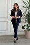 Denim Garnished Snap Button Shirt - 4