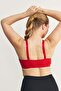 Wireless Snap-On Gathering Bra Cc867 Red - 4