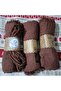 Poloist Wrinkled Shawl Dark Red Brown - 2
