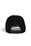 Black python-suede leather men's hat - 4
