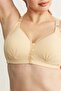 Wireless Snap-On Gathering Bra Cc867 Nude - 7