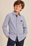 Boy's Striped Double Button Detailed Shirt - 2