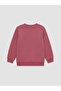 Pink 3 Thread Printed Standard & Regular Girls' Sweatshirt - W6Y334Z1-Gv8 |   Lcw - 2